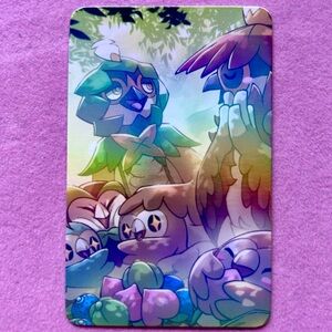 Decidueye & Friends – Forest Serenity Holographic Card ✨